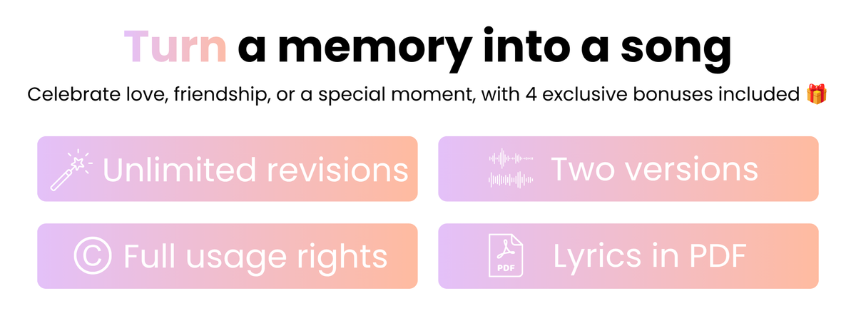 Turn a memory into a song